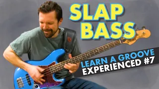 SLAP BASS LESSON: Experienced Groove #7 (with tab)