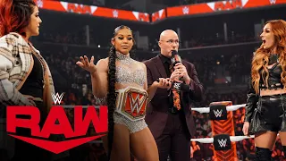 Bianca Belair proposes facing Becky Lynch and Bayley in a high-stakes match: Raw, Feb. 13, 2023