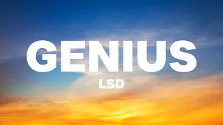 LSD - Genius (Sped Up Lyrics) | I'm a ge-ge-ge-ge-ge-ge-genius (Do you think am stupid)Tiktok Song.