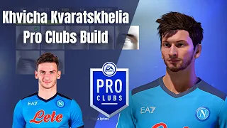 Khvicha Kvaratskhelia - FIFA 22 Pro Clubs Look Alike/Build