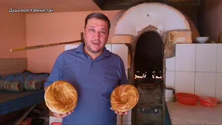 Как делают Узбекские Лепёшки в Тандыре! Тандирда Нон Епиш! Uzbek Flatbread