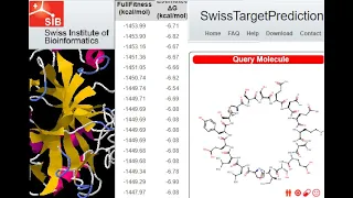 Online Molecular Docking Part-II / SWISS Target Prediction