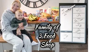 ALDI BUDGET WEEKLY FAMILY FOOD SHOP | FAMILY MEAL PLANNING IDEAS | ellie polly