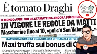 1 Febbraio 2022 Le Prime pagine dei giornali di oggi ➡ Rassegna Stampa Quotidiani Nazionali Italiani