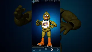 FNAF AR - Splink Chica Jumpscare & Workshop Animations