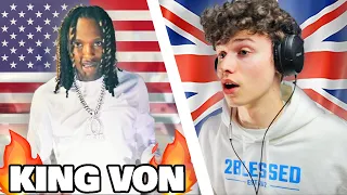 UK REACTION TO AMERICAN DRILL | KING VON ft LIL DURK - ALL THESE NI**AS (Reaction!!)