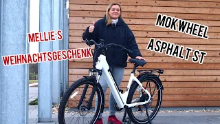 Mokwheel E-Bike Asphalt ST / Mellie testet ihr Weihnachtsgeschenk