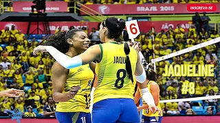 Reveja a atuação excepcional de Jaqueline no 2° set da final do Grand Prix 2016 💚🏐🇧🇷