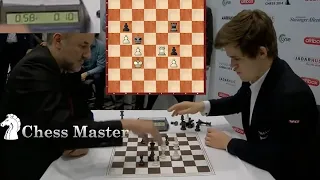 Magnus Carlsen 30 Seconds Chess Match vs FIDE Master Espen Agdestein