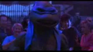 TMNT 2 (1991) Club fight scene + Ninja Rap!!.flv
