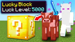 Minecraft, But Mobs Drop Lucky Blocks...