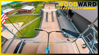 RIDING CRAZY WOODWARD MEGA RAMP!