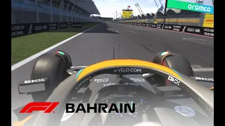 onboard F1 2023 MCL60 Bahrain | Assetto Corsa