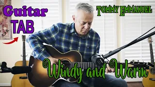 Part 1 Windy and Warm Tommy Emmanuel w/ Guitar TAB Acoustic Fingerstyle