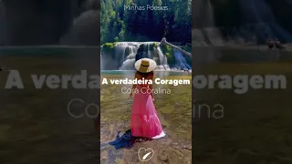 A verdadeira coragem | Frase de Cora Coralina | Minhas Poesia