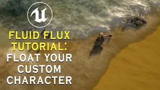 Float your Custom Character with Fluid Flux Water in UE5.1 Unreal Engine