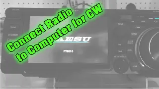 Yaesu FT-DX10 Setup N1MM  CW Computer CAT Menu Control for Contesting