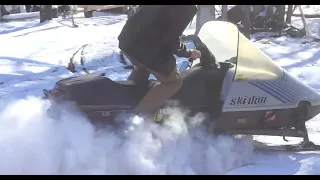 What Happens if you put some Diesel in a Snowmobile