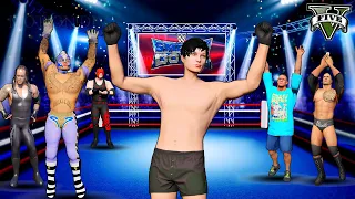 ကျွန်တော် WWE Smack Down လက်ဝှေ့ချန်ပီယံဖြစ်ခဲ့တယ် | I become WWE Champion in GTA V | SMART On Live