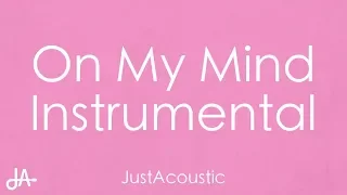 On My Mind - Jorja Smith (Acoustic Instrumental)