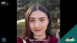 DARYA EU Project - Vlogs: Story of Selbi from Turkmenistan