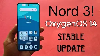 OnePlus Nord 3 OxygenOS 14 update - New changes and features of Android 14! (Hindi)