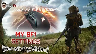 My BF1 settings - Mouse sensitivity and Video settings