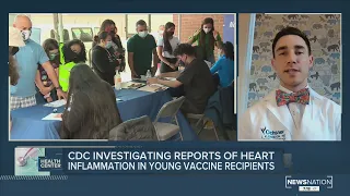 CDC investigating reports of heart inflammation in young vaccine recipients