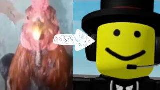 Chicken beatbox meme but I’m the chicken