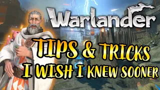 Warlander - BEST Beginners & Advanced Guide Gameplay Tips Tricks things I wish I knew sooner