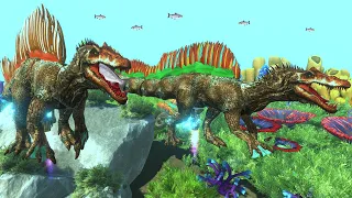 A day in the life of A real life Spinosaurus - Animal Revolt Battle Simulator