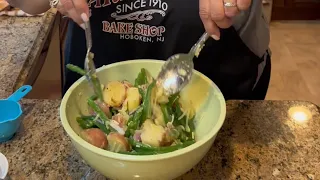 String bean & potato salad! Best summer side dish!