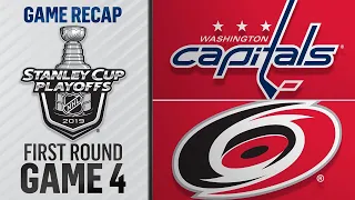 Hurricanes edge Capitals in Game 4, even series