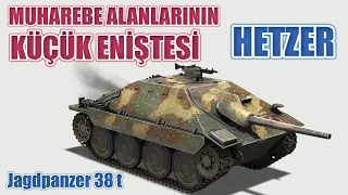 MUHAREBE ALANLARININ KÜÇÜK ENİŞTESİ HETZER JAGDPANZER 38 (T) TANK AVCISI 2. dünya savaşı tarihi