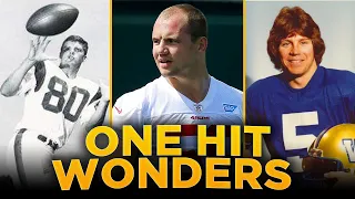 Top 8 BIGGEST ONE HIT WONDERS in NFL History!