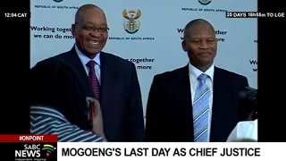 Mogoeng's last day as Chief Justice