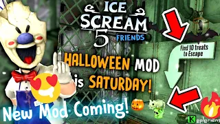 Ice Scream 5 HALLOWEEN SPECIAL Mod Coming This SATURDAY! | Ice Scream 6 | Keplerians