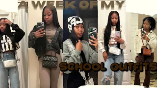 A WEEK OF MY SCHOOL OUTFITS| daily grwm + chit chats| NAOMIJAII