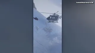 WATCH: Helicopter Pilot Stuns In Remarkable French Alps Rescue Landing