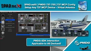 MSFS | SPAD.neXt | PMDG 737-700 | 737 MCP Config