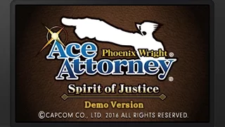 Phoenix Wright: Ace Attorney - Spirit of Justice Demo Playthrough [3DS]