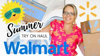 Walmart 😎 Summer Try on Haul | Outfit Ideas | Resort Style | Bathing suits and more Fashion over 40