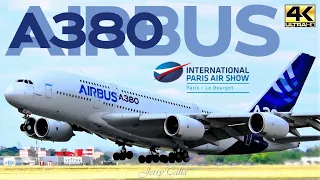 AIRBUS A380 FULL DEMO AT PARIS AIRSHOW