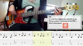 Wicked Game - Chris Isaak BASS COVER + PLAY ALONG TAB + SCORE