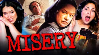 MISERY (1990) Movie Reaction! | First Time Watch | James Caan | Kathy Bates | Stephen King
