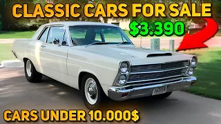 20 Great Classic Cars Under $10,000 Available on Craigslist Marketplace! Classic Incredible Cars!
