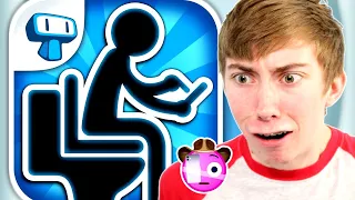 TOILET TIME - MINI GAMES TO PLAY IN THE BATHROOM (iPad Gameplay Video)