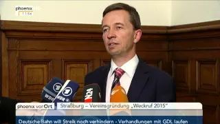 AfD-Führungskrise: Bernd Lucke zum "Weckruf 2015" am 19.05.2015