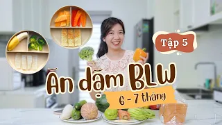 Cách Cắt Và Chế Biến Thức Ăn Cho Bé Ăn Dặm BLW Giai Đoạn Tập Kĩ Năng// Henry Ăn Dặm (Tập 5)