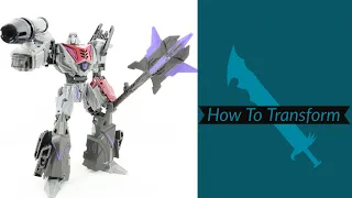 How To Transform: Transformers Studio Series Gamer Edition Voyager Class Megatron